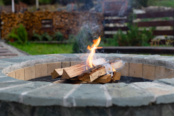Delaware River Boulders fire pit kits